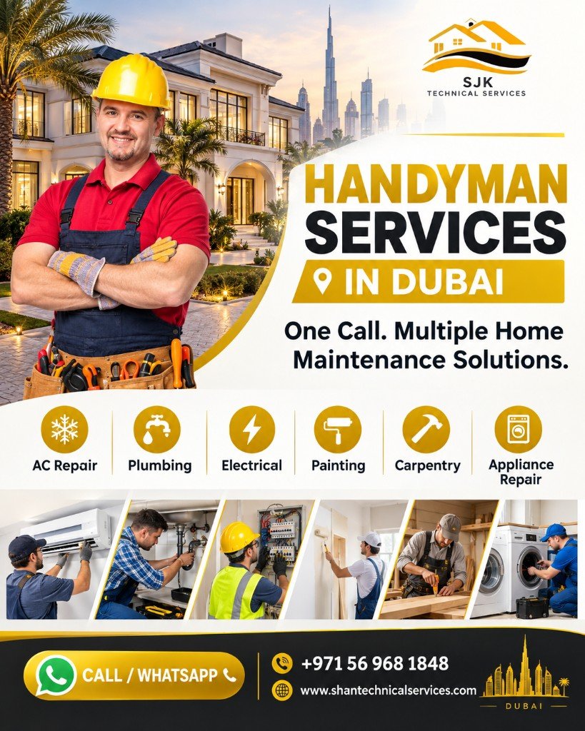 Handyman and home maintenance services in Dubai